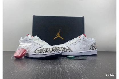 Low  1 Phat 338145-162 Grey Cement Jordan 0801